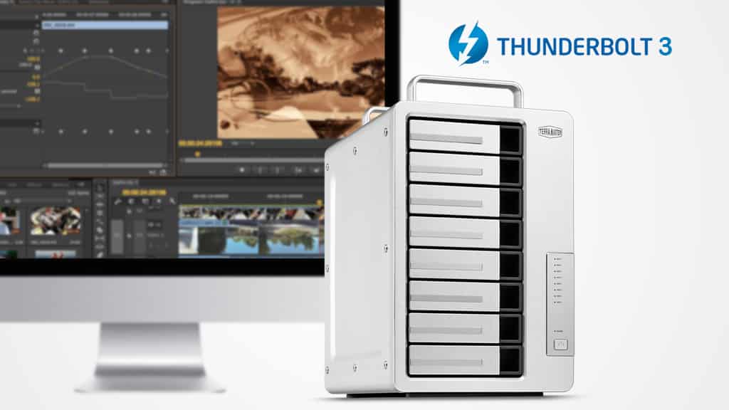 terramaster d8 thunderbolt 3 configuracion raid