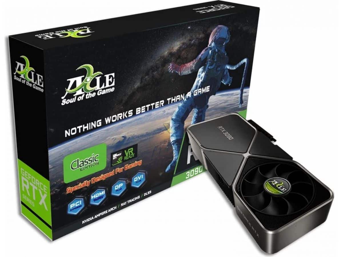 axle rtx 3090 classic caja