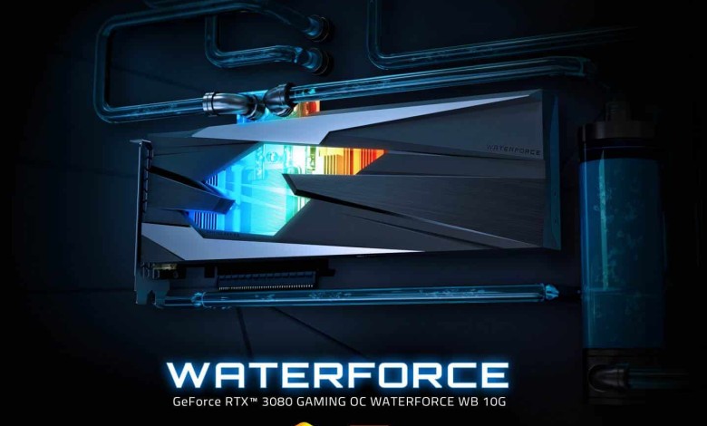 RTX 3080 waterforce giugabyte tarjeta grafica gpu