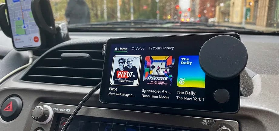 spotify car thing controlar en el coche eschuchar reproducir musica