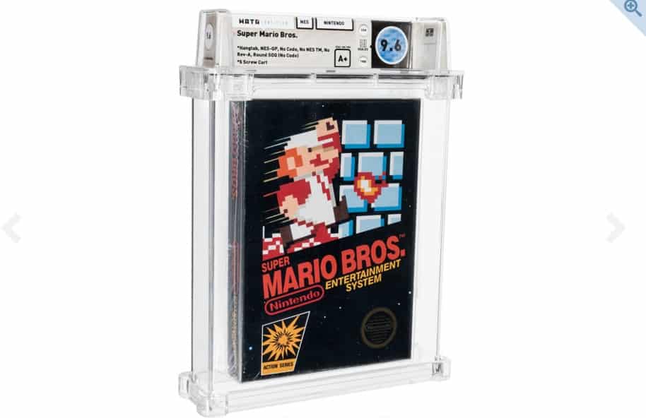 super mario bros precio nes subasta retro coleccionismo precio alto coleccionista coleccionistas