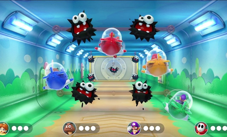 super mario party nintendo switch online modos minijuegos en linea con amigos desconocidos