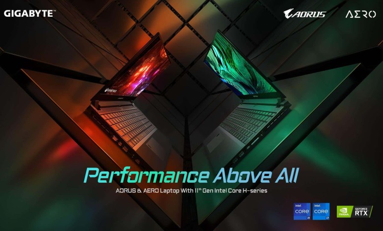 portátiles portátil aero aorus gaming 4k pantalla oled gigabyte cpu cpus intel procesador procesadores 11 11ª 11º gen generación lake tiger tigerlake