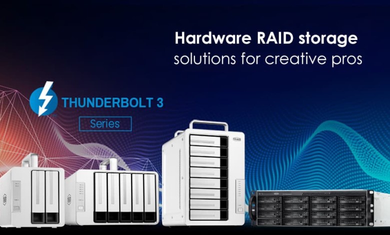 TerraMaster Hardware RAID thunderbolt 3 nas servidor servidores