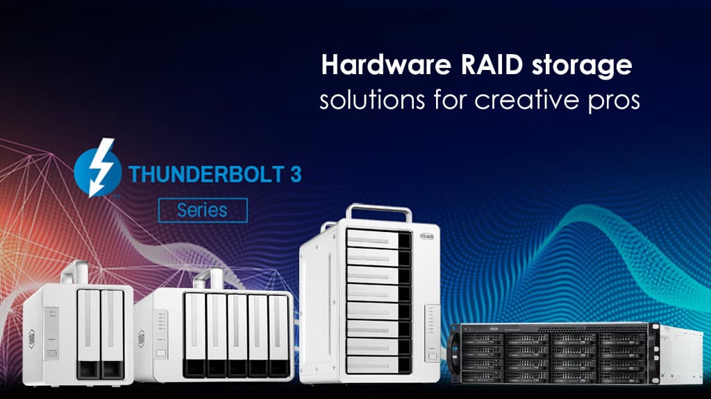 TerraMaster Hardware RAID thunderbolt 3 nas servidor servidores