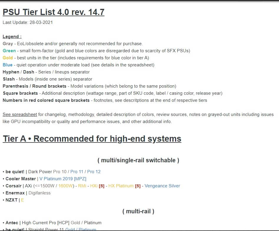 psu tier list