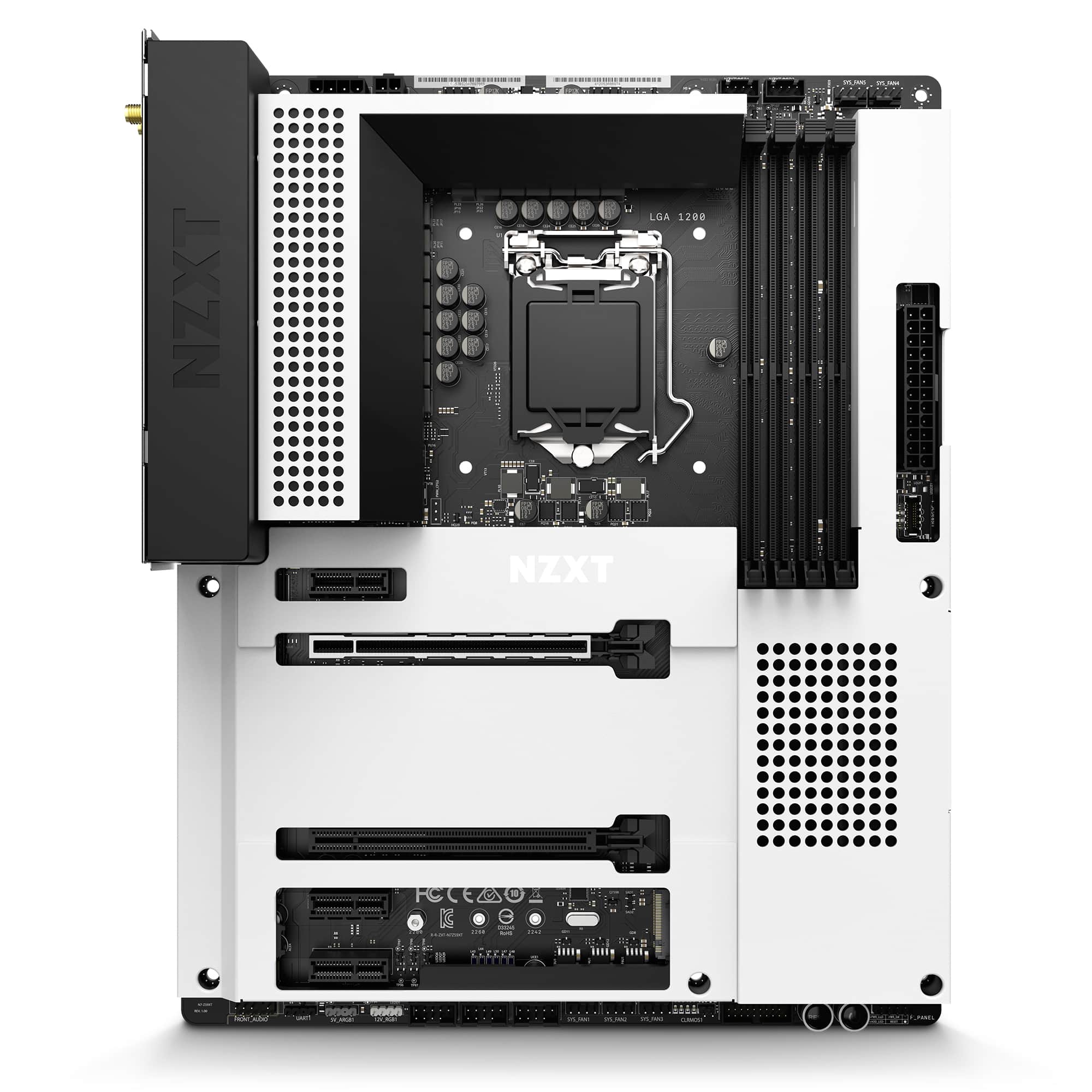 nzxt n7 z590 placa base hardware