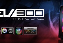 sharkoon caja de pc rgb REV300