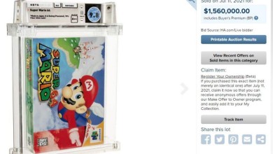 super mario 64 heritage auctions wata precintado nintendo subastas coleccionismo