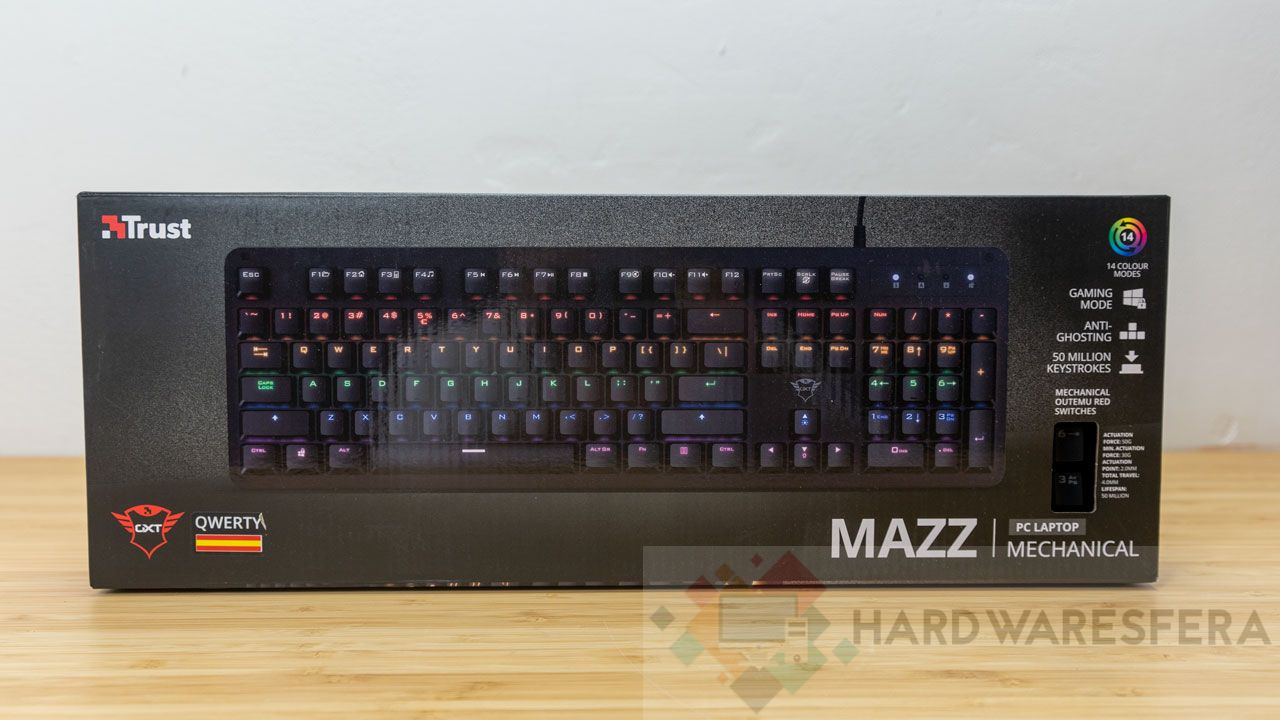Teclado mecanico TRUST GXT 863 Mazz