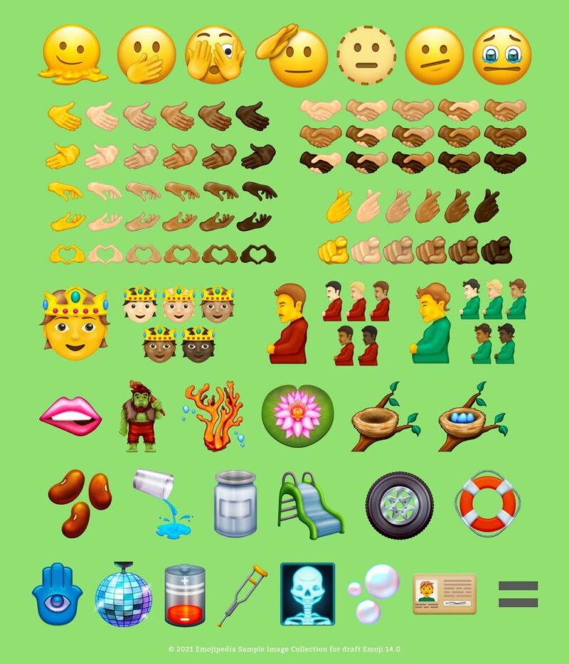 nuevos emojis emoji unicode 14 0 hombre hombres embarzados embarazado gestos dar la mano gesto