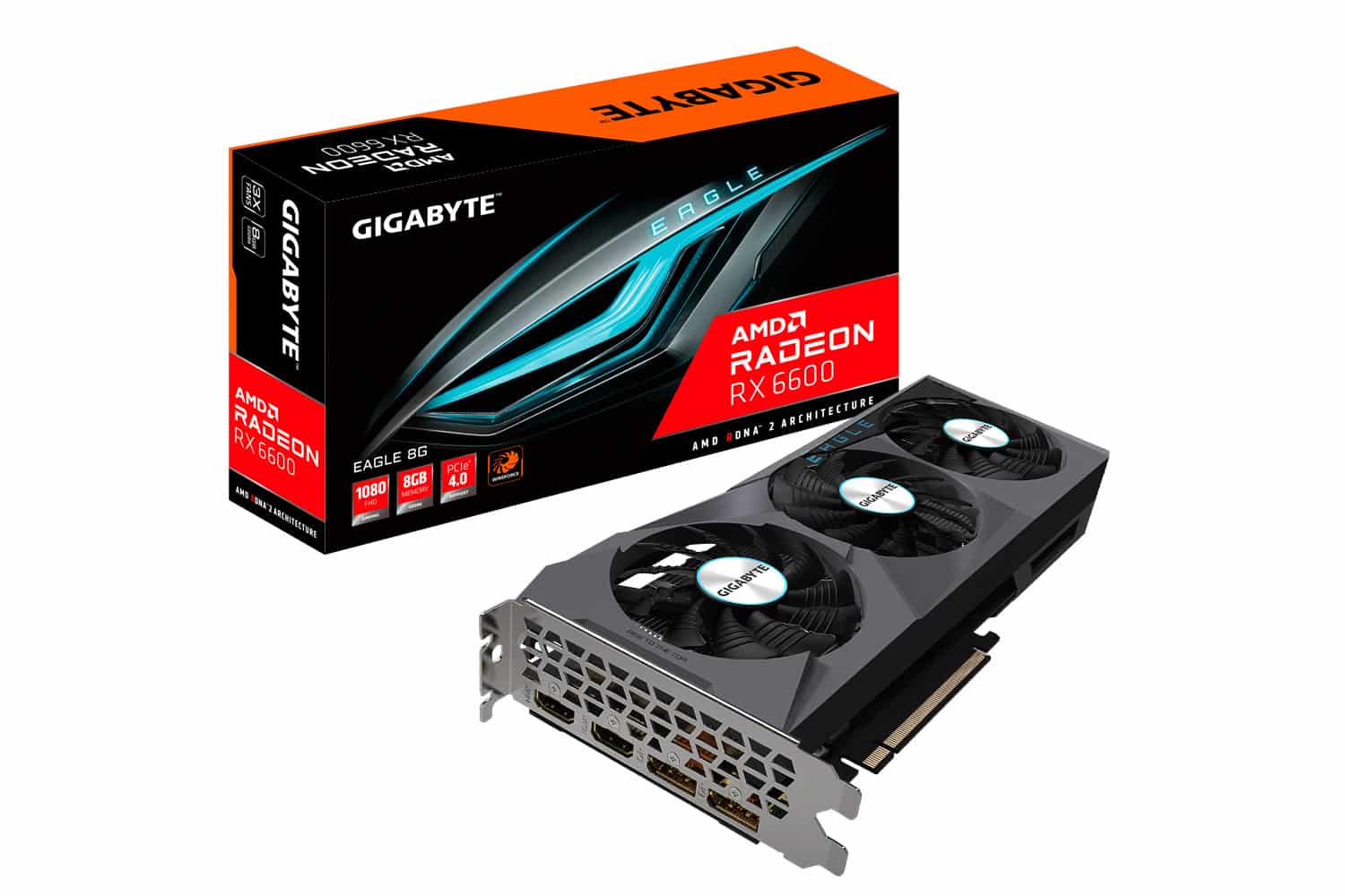 AMD Radeon RX 6600 EAGLE 8G gigabyte