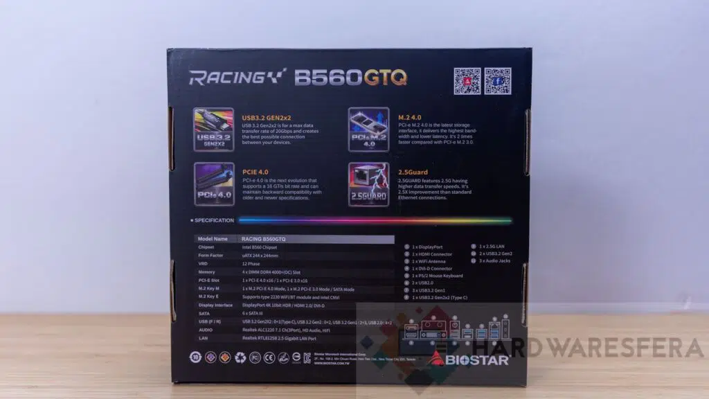 placa base BIOSTAR B560GTQ Racing