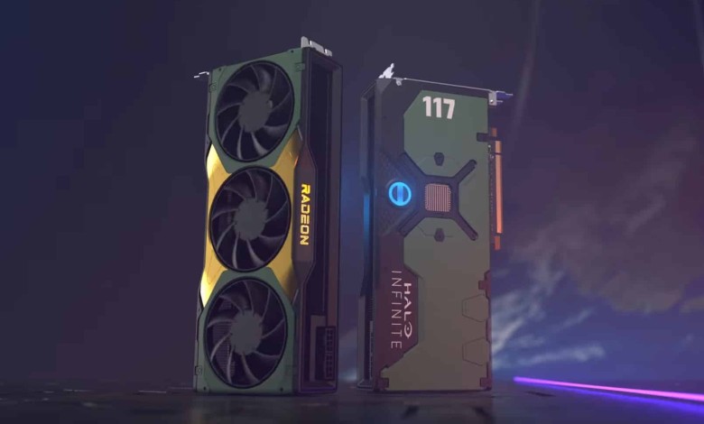 Radeon amd RX 6900 xt HALO infinite edicion limitada limited edition