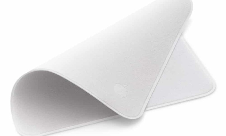 apple polishing cloth paño limpieza