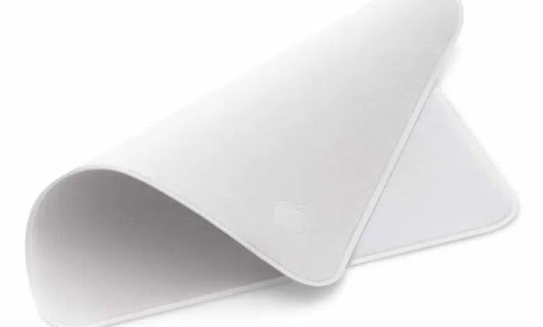 apple polishing cloth paño limpieza