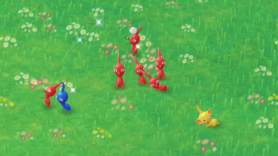 Captura de Pikmin Bloom para una guía