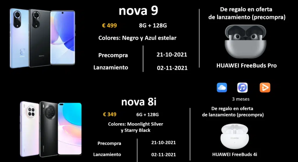 precios huawei nova 9 8i
