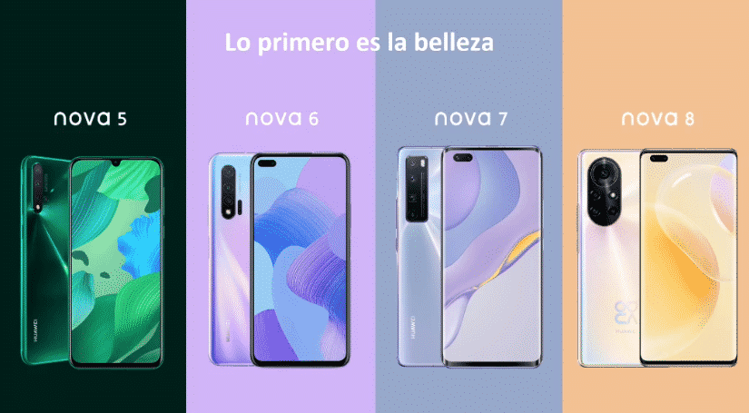 linea huawei nova 5 6 7 8