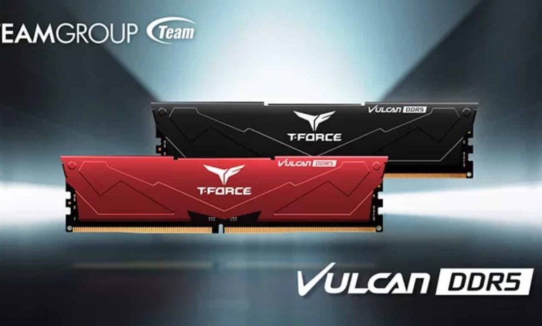 teamgroup t-force vulcan ddr5 memoria ram