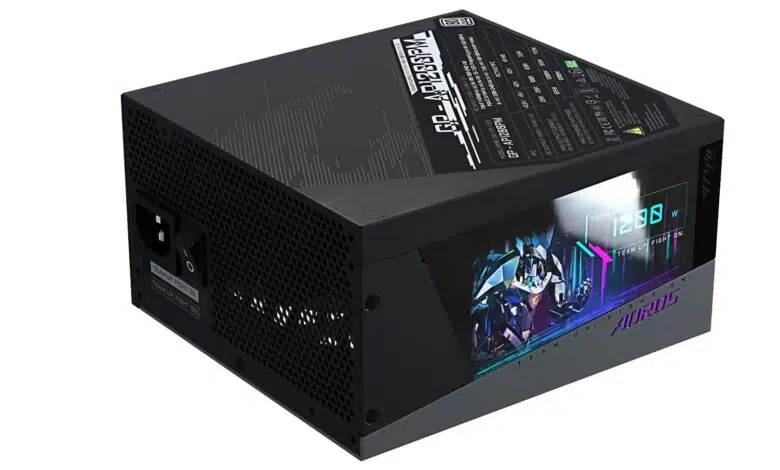AORUS P1200W 80+ Platinum gigabyte fuente de alimentacion modular