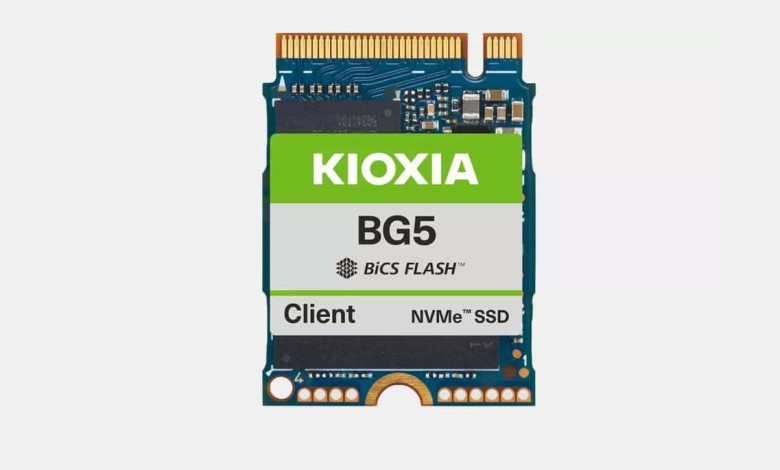 kioxia ssd diminuta bg5 pcie 5