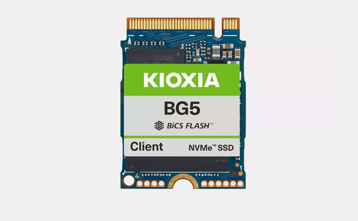 kioxia ssd diminuta bg5 pcie 5