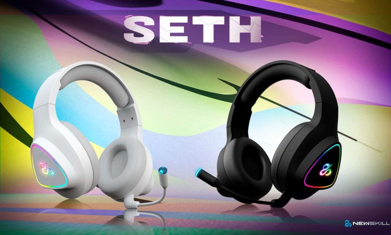 seth newskill cascos inalambricos rgb gaming