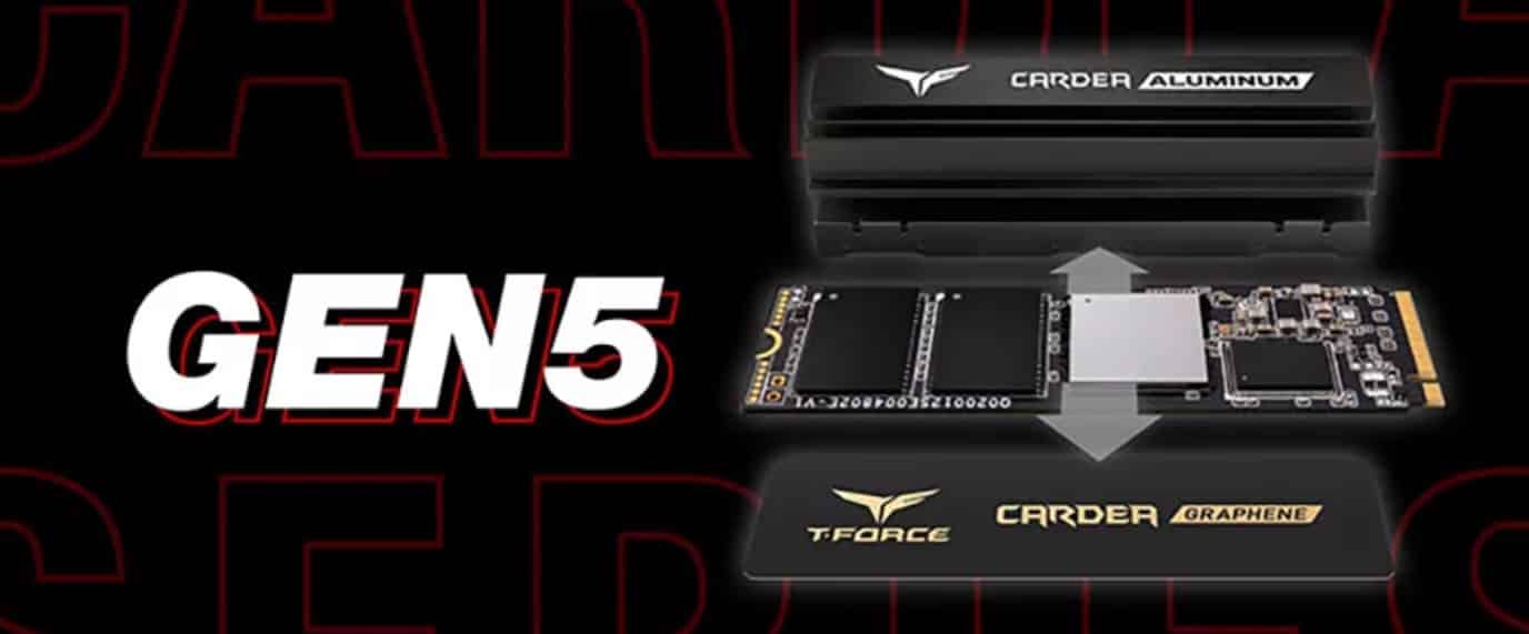 teamgroup ssd carde pcie gen 5 5.0 t-force