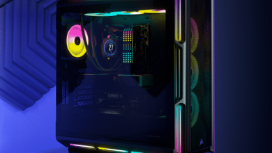 CORSAIR iCUE LC100 corsair 5000T RGB torre semitorre pc