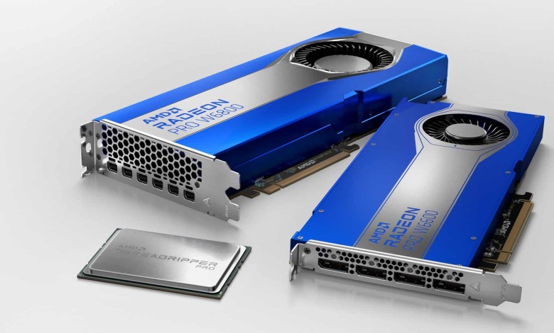 amd radeon pro w6000 w6800 w6600