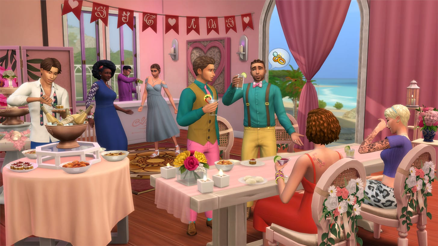 los sims 4 pquete expansion boda bodass lgbt lgtb