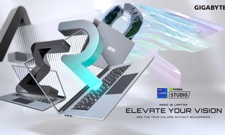 portatil para artistas creadores de contenido artista 17 aero gigabyte