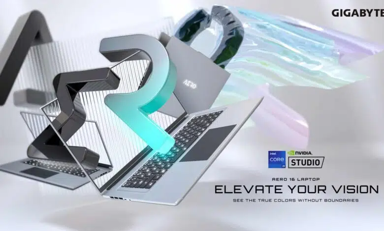 portatil para artistas creadores de contenido artista 17 aero gigabyte