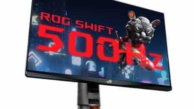 ROG Swift 500Hz monitor asus