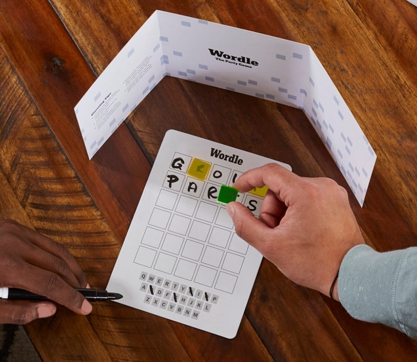 wordle juego juego oficial de mesa hasbro