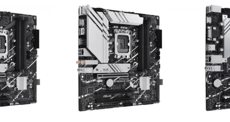 placas base Intel Z790 H770 B760 asus