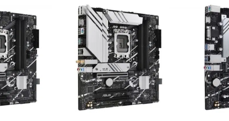 placas base Intel Z790 H770 B760 asus