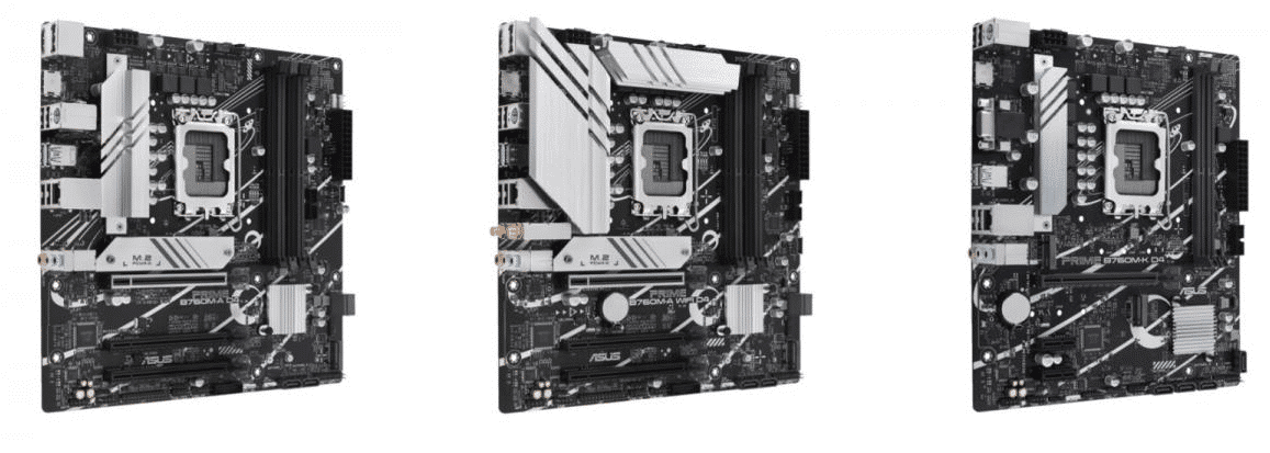 placas base Intel Z790 H770 B760 asus