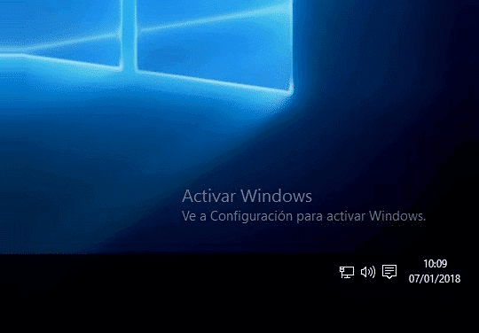 Aviso de Activar Windows si no tienes una versión legítima