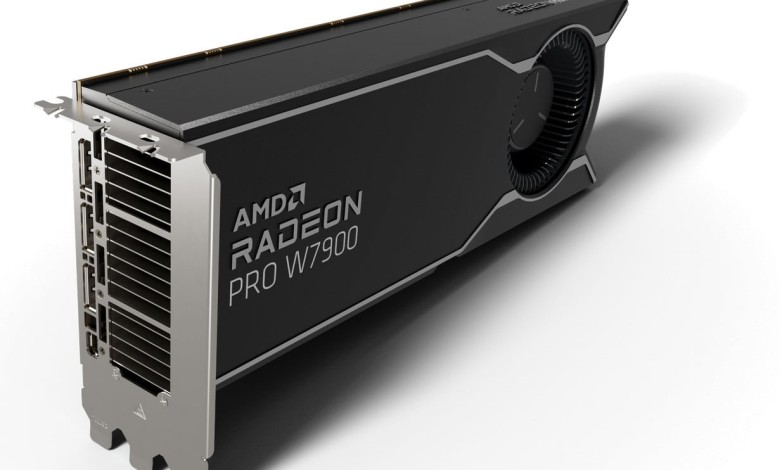 amd radeon pro w7000 w7900 taejta grafica profesional