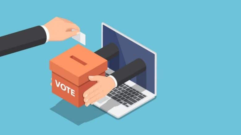 Infografia de voto electronico