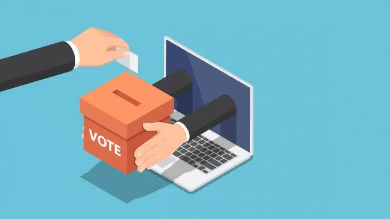 Infografia de voto electronico