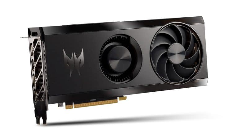 Imagen de una tarjertta gráfica Amd radeon rx 7600, que recibe el driver Adrenalin Edition 23.30.13.01 AMD
