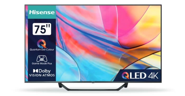 TV-QLED-55A7KQ de Hisense que puedes comprar en un Black Friday