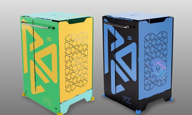 inwin mini itx torre pc caja montada