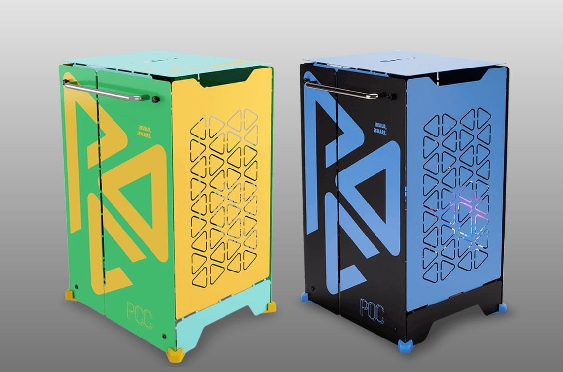 inwin mini itx torre pc caja montada