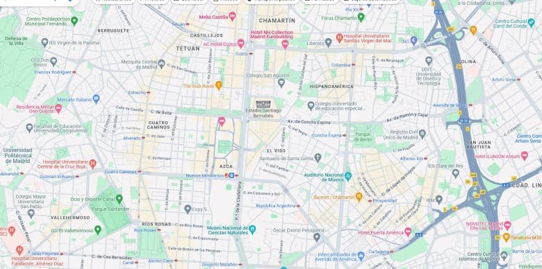 Captura de rediseño de Google Maps