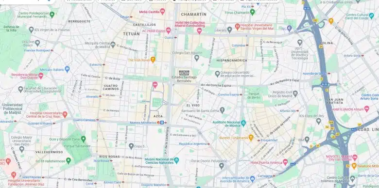 Captura de rediseño de Google Maps