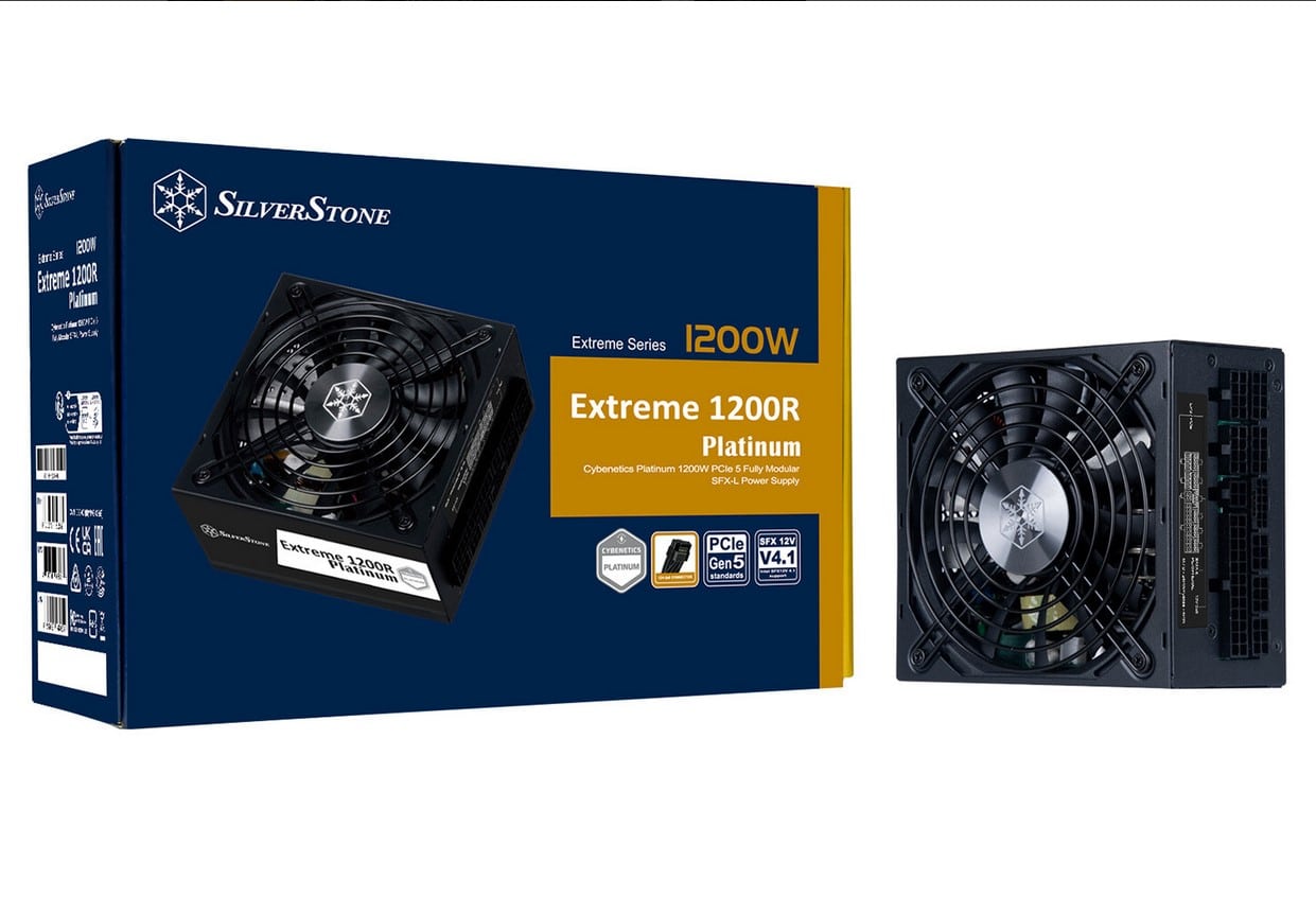 Imagen comercial de la fuente de la fuente de alimentación Extreme 1200R Platinum